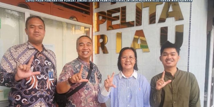 Lapas Pasir Pangarayan Perkuat Sinergi dengan PKBM Pelita Riau untuk Pendidikan Kesetaraan Warga Binaan