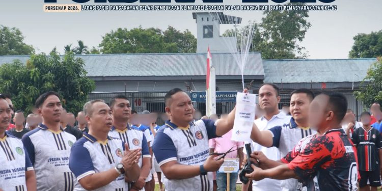 Porsenap 2026, Lapas Pasir Pangarayan Gelar Pembukaan Olimpiade L’Pasian dalam Rangka Hari Bakti Pemasyarakatan ke-62