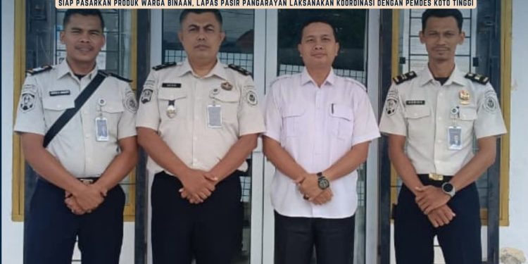 Siap Pasarkan Produk Warga Binaan, Lapas Pasir Pangarayan Laksanakan Koordinasi dengan Pemdes Koto Tinggi