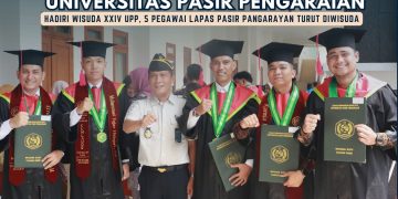 Hadiri Wisuda XXIV UPP, 5 Pegawai Lapas Pasir Pangarayan Turut Diwisuda