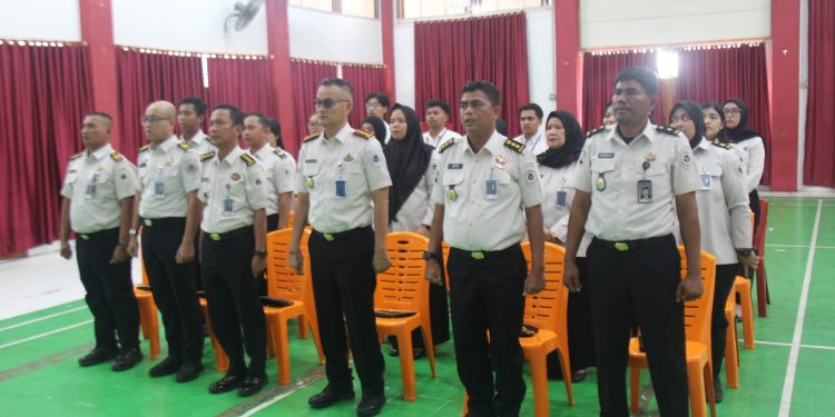 Langkah Baru Kemenimipas, Lapas Pekanbaru Ikuti Pelantikan Pimpinan Tinggi Madya