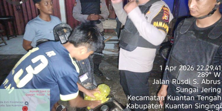 Tim RAGA Polres Kuansing Intensifkan Patroli Malam, Kapolres Tegaskan Komitmen Jaga Kamtibmas