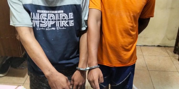 Tak Butuh Waktu Lama, Polsek Tualang Bekuk 2 Pelaku Curas Pembacokan Ojol, 2 DPO