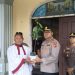 Kapolres Kampar Patroli dan Kunjungi Gereja di Hari Jumat Agung, Berikan Bibit Pohon dan Jaminan Keamanan