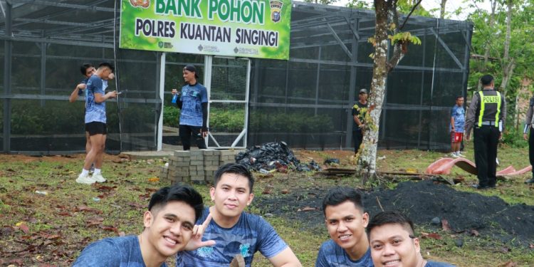 Launching Green Policing Run Polres Kuansing, Kapolres Tekankan Kepedulian Lingkungan