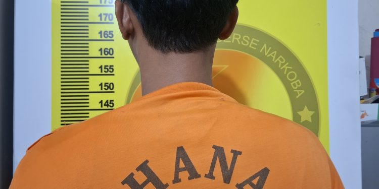 Tim Elang Kuantan Sat Resnarkoba Polres Kuantan Singingi Bekuk Pengedar Sabu dan Ganja di Pasir Emas, Satu Pelaku Diamankan