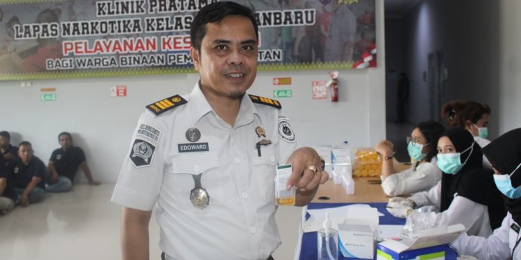 Razia Gabungan dan Tes Urine Bersama Penegak Hukum Dalam Rangka Memperingati Hari Bakti Pemasyarakatan Ke-62