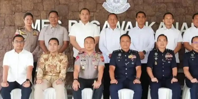 Kapolda Riau Bertemu Ketua Polis Melaka, Bahas Penguatan Sinergi Keamanan Selat Malaka