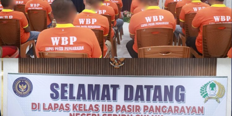 Lapas Pasir Pangarayan Terima Kunjungan POSBAKUMADIN Siak untuk Penyuluhan Hukum Warga Binaan