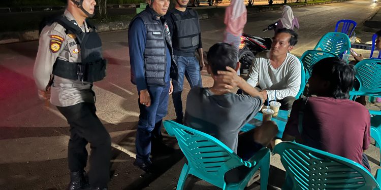 Tim Raga Polres Kuansing Gelar Patroli Malam, Kapolres Tekankan Pendekatan Humanis
