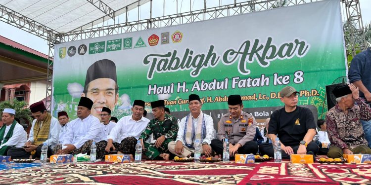 Pengamanan Tabligh Akbar Haul ke-8 H. Abdul Fatah di Hulu Teso Berlangsung Aman dan Lancar