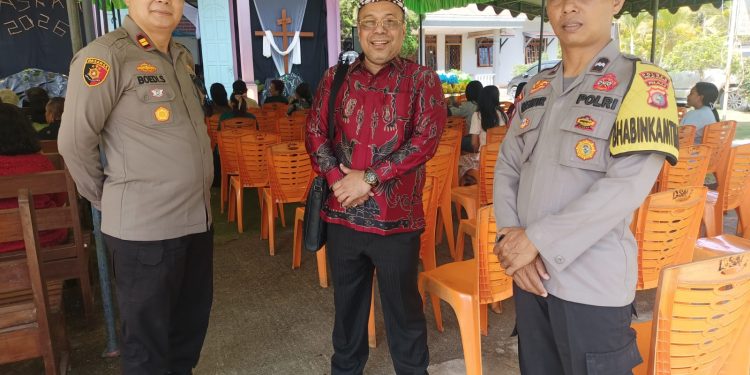 Paskah Sinodal GPIB 2026 di Kerumutan Berlangsung Khidmat, Polres Pelalawan Hadirkan Program Minggu Kasih