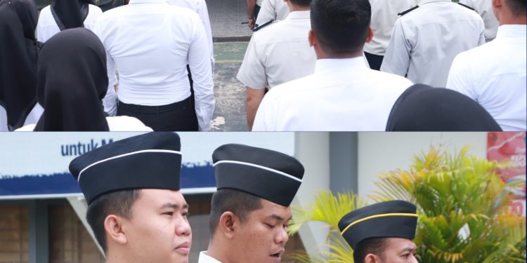 Apel Pagi Senin, Kalapas Pasir Pangarayan Tekankan Penguatan Tugas dan Kinerja Pegawai