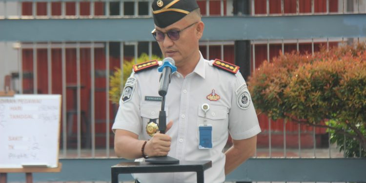 Apel Pagi Jadi Momentum Kalapas Pekanbaru Tekankan Integritas dan Berantas Halinar