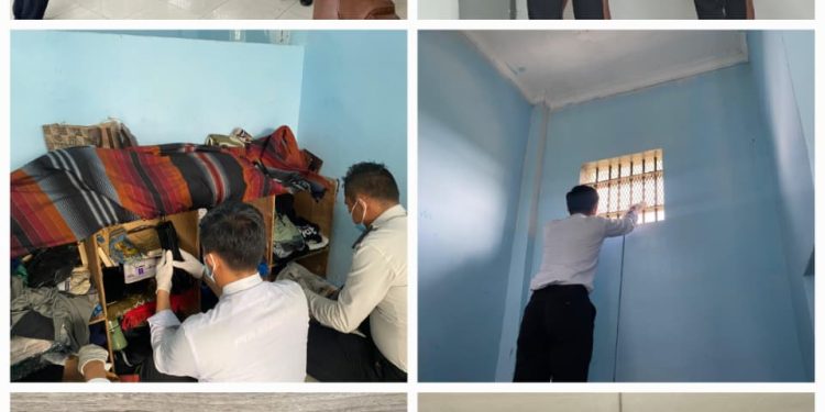 Razia di LPKA Kelas II Pekanbaru, Dipimpin Langsung Kasi Wasgakin