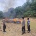 Polsek Hulu Kuantan dan Koramil 08 Kuantan Mudik Tertibkan Aktivitas PETI di Tanjung Medang