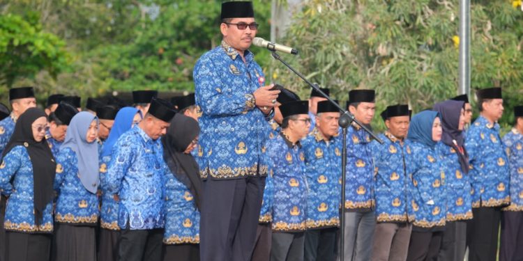 Sekda Siak jadi Pembina Apel, Disiplin dan Kinerja ASN Jadi Sorotan