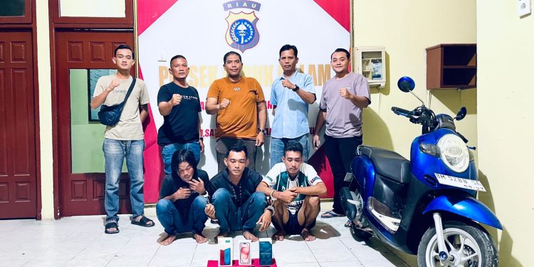 Polsek Lubuk Dalam Amankan 3 Orang Pelaku Curat, Kerugian Korban Capai Rp40 Juta