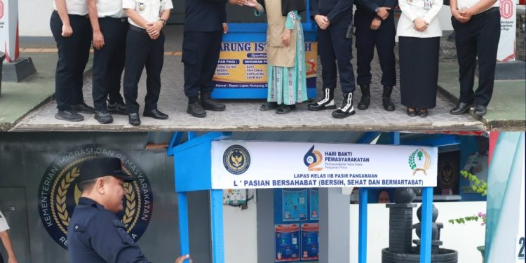 Lapas Pasir Pangarayan Salurkan Bantuan Gerobak Usaha dalam Rangka HBP ke-62