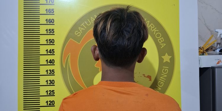 Tim Elang Kuantan Bongkar Peredaran Sabu, Seorang Pengedar Diciduk di Logas Tanah Darat