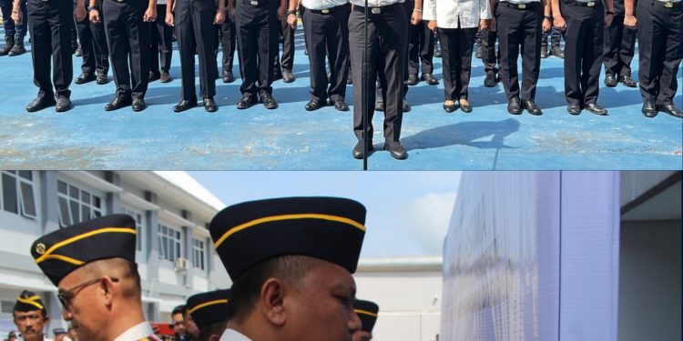 Kalapas Pasir Pangarayan Ikuti Apel Ikrar Bebas dari Peredaran Narkoba dan HP di Lingkungan Kanwil Ditjenpas Riau