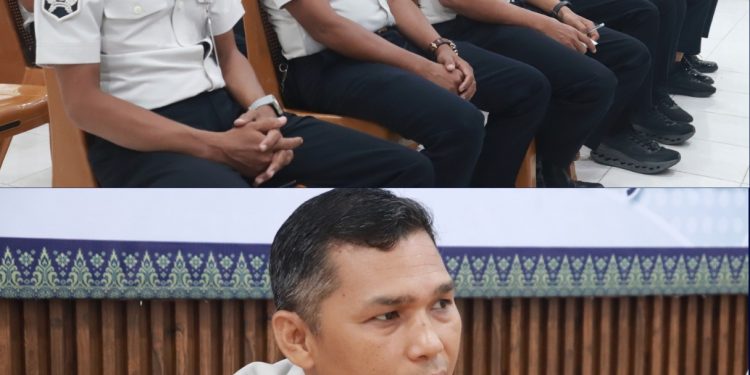 Kasi Binadik dan Giatja Lapas Pasir Pangarayan Berikan Pengarahan Perdana, Tekankan Penguatan Tupoksi Jajaran