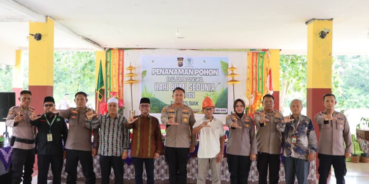 Hari Bumi 2026, Kapolres Siak Ajak Generasi Z Jaga Kelestarian Alam Melalui Program Green Policing