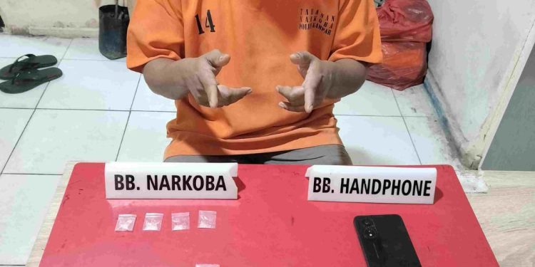 Polsek Kampar Kiri Tangkap Pengedar Narkoba di Desa Tanjung Mas