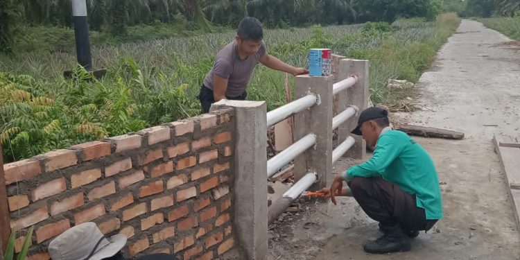 Satgas Jembatan Merah Putih Presisi Tahap II Percepat Pembangunan di Dua Titik Kabupaten Siak, Satu Titik Hampir Rampung