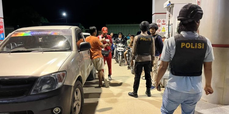 Cegah Gangguan Kamtibmas, Tim Raga Polres Kuansing Sisir Titik Rawan