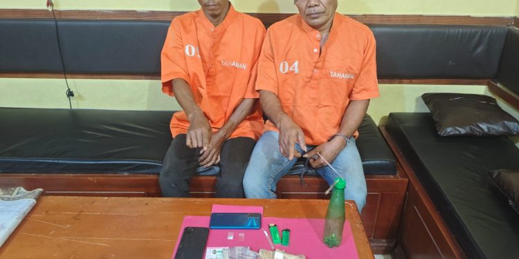 Dua pelaku Narkoba di Desa Sukaramai Ditangkap Polsek Tapung Hulu 