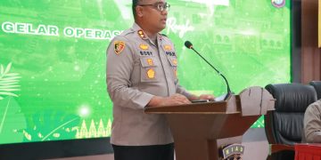 Polres Kampar Gelar Rapat Evaluasi, Paparkan Kondisi Kamtibmas dan Realisasi Anggaran hingga April 2026