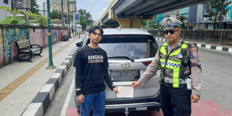 Satlantas Polresta Pekanbaru Tindak 105 Kendaraan Gunakan Plat Nomor Tidak Sesuai Spektek
