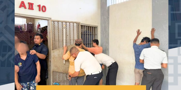 Komitmen Wujudkan “Zero Halinar”, Lapas Narkotika Rumbai Gelar Razia Rutin Blok Hunian