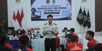 Lapas Pekanbaru Gandeng Disdukcapil Riau, 176 Warga Binaan Ikuti Perekaman Data Kepundudukan dan Penerbitan KTP-el