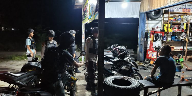 Tim Raga Res Kampar Patroli di Bangkinang Kota, Kasat Samapta Pastikan Situasi Aman Terkendali