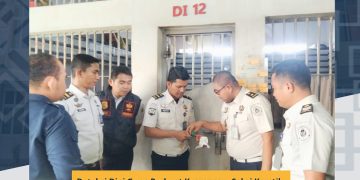 Deteksi Dini Guna Perkuat Keamanan, Seksi Kamtib Laksanakan Pemeliharaan Sarana Pengamanan di Blok Hunian 
