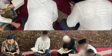 Lapas Pasir Pengaraian Gelar Pengajian Rutin, Warga Binaan Asah Kemampuan Baca Al-Qur’an