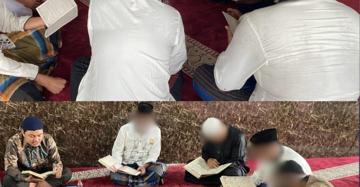 Lapas Pasir Pengaraian Gelar Pengajian Rutin, Warga Binaan Asah Kemampuan Baca Al-Qur’an