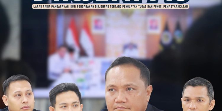 Lapas Pasir Pangarayan Ikuti Pengarahan Dirjenpas tentang Penguatan Tugas dan Fungsi Pemasyarakatan