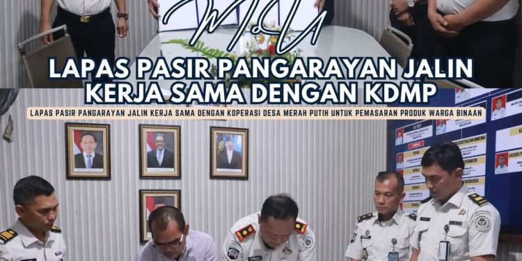 Lapas Pasir Pangarayan Jalin Kerja Sama dengan Koperasi Desa Merah Putih untuk Pemasaran Produk Warga Binaan
