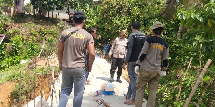 Jembatan Merah Putih Presisi di Sentajo Raya Jadi Akses Vital, Pembangunan Tunjukkan Hasil Positif
