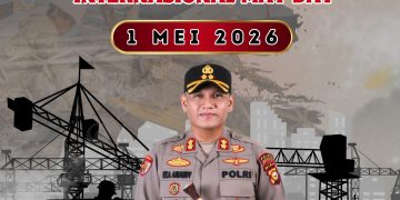 May Day Kondusif, Polres Inhu Tetap Siagakan Personel Dan Patroli Objek Vital
