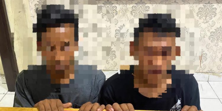 Polsek Sabak Auh Amankan Dua Orang Terkait Peredaran Gelap Narkoba