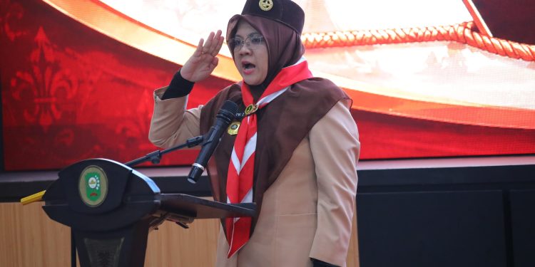 Bupati Afni: Pramuka Jadi Benteng Karakter Anak di Tengah Tantangan Digital