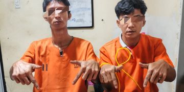 Polres Kampar Tangkap Dua Pelaku Narkoba di Depan Hotel Altha Bangkinang