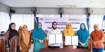 Sinergi Lintas Instansi, Lapas Perempuan Pekanbaru Wujudkan Perlindungan Anak WBP melalui PKS dan Penyerahan KIA