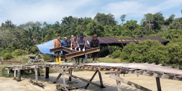 Jembatan Merah Putih Presisi Segera Sambungkan Desa Jaya–Munsalo, Pembangunan di Kuantan Tengah Tunjukkan Perkembangan Pesat