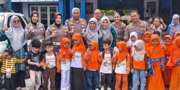 Ditlantas Polda Riau Tanamkan Budaya Tertib Lalu Lintas dan Cinta Lingkungan Sejak Usia Dini
