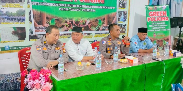 Polsek Tualang Gelar Sosialisasi Green Policing Di Ponpes Fataha, Tanamkan Kepedulian Lingkungan Sejak Dini